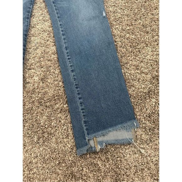 McGuire Denim Lido High Rise Step Hem Jeans Women’s 30 Slim Straight Denim - Picture 12 of 13